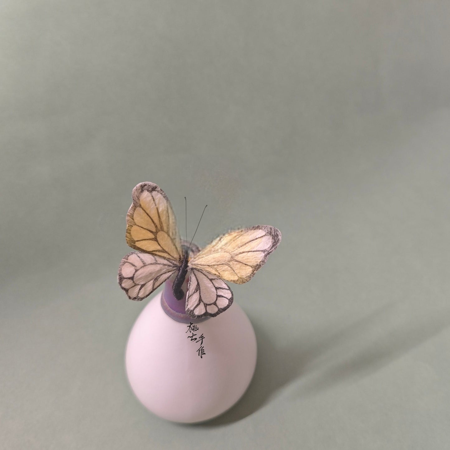 Butterfly hairpin mulberry silk flower velvet flower hairpin currently avaiable
